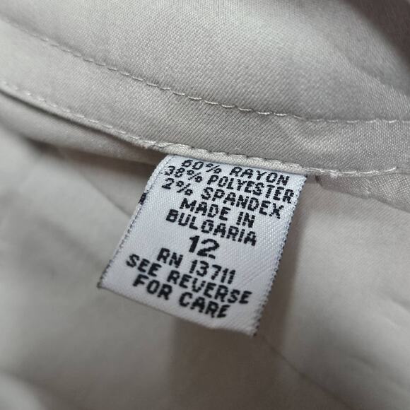 Lord and Tayler Stretch Caprie Pants Size 12 - Picture 4 of 4